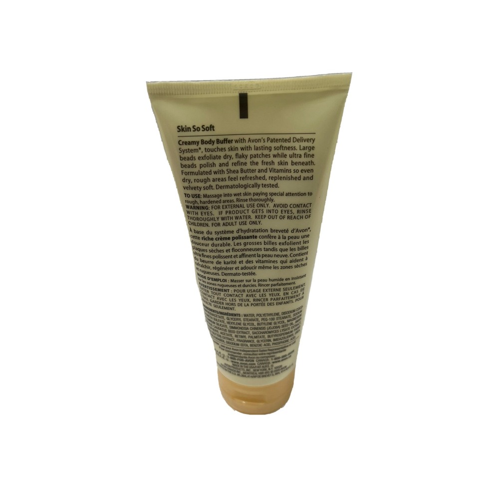 Avon Skin so soft creamy body buffer Lotion Light & Lush 6.7 fl oz - Picture 4 of 4